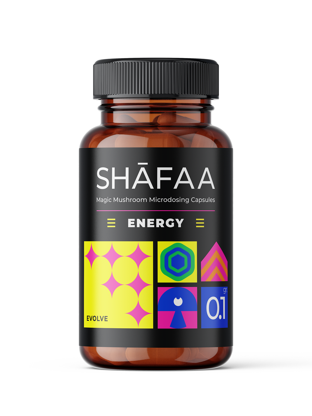 Shafaa Microdosing Shrooms Capsules Blend