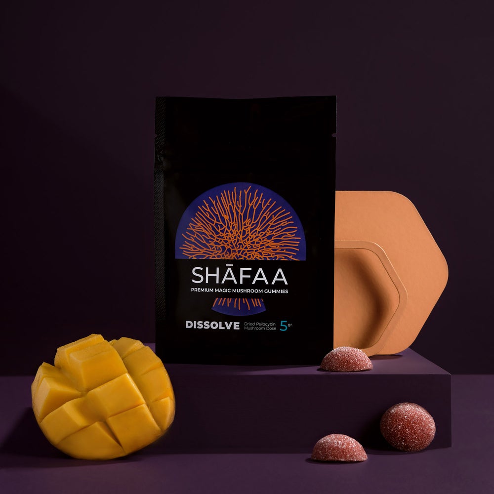 Shafaa Dissolve Macrodose Magic Mushroom Gummies - 5g