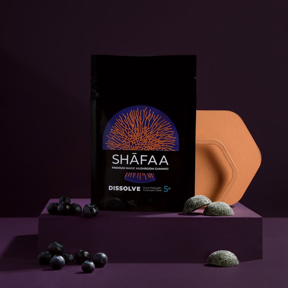Shafaa Dissolve Macrodose Magic Mushroom Gummies - 5g