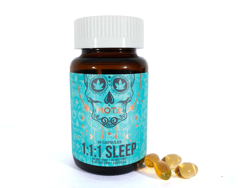 Mota - Sleep Capsules - 1:1:1 THC:CBD:CBN