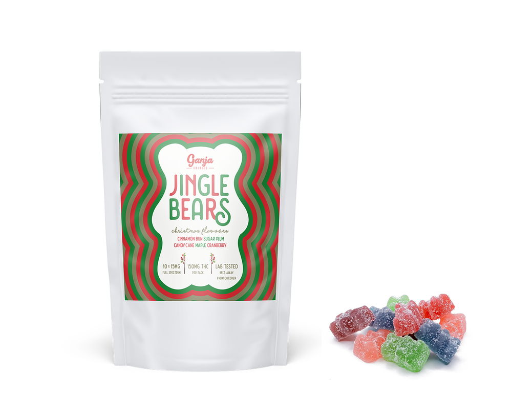 Ganja Bears Gummies - Jingle Bears (10 x 15mg)