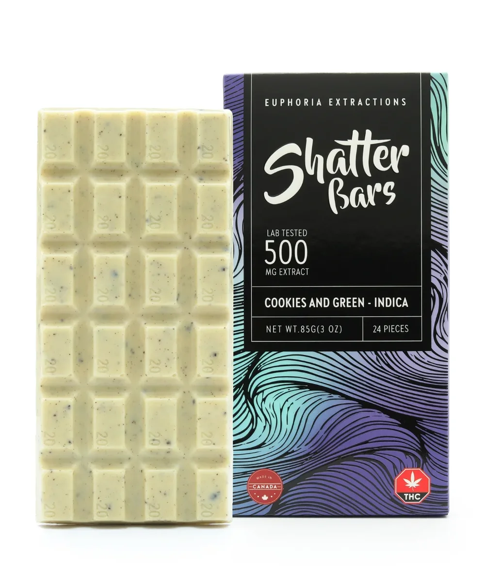 Shatter Bars (Euphoria Extractions) - 500mg THC