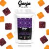 Ganja Spooky Sour Cubes - Fuzzy Peach & Grape (10 x 25mg THC)