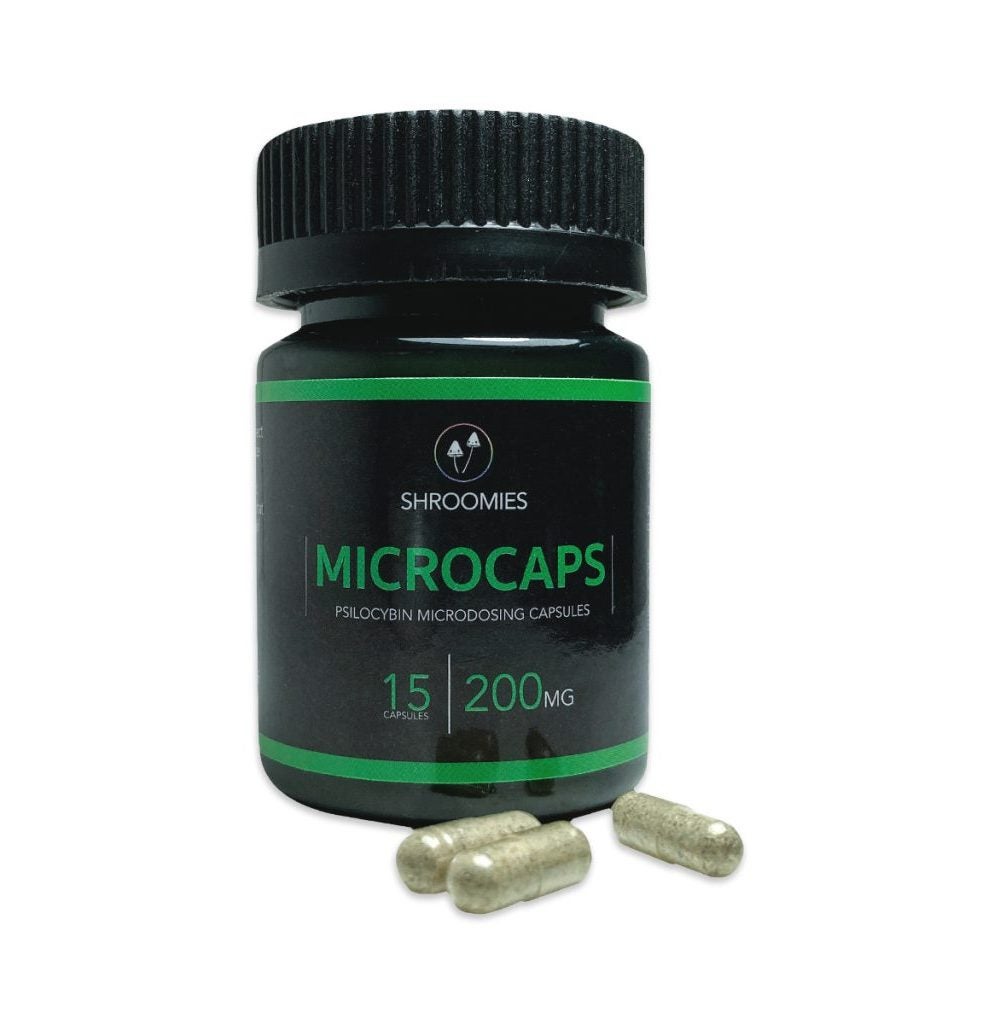 Shroomies - Microcaps 3000mg Psilocybin Microdosing Caps (15x200mg)