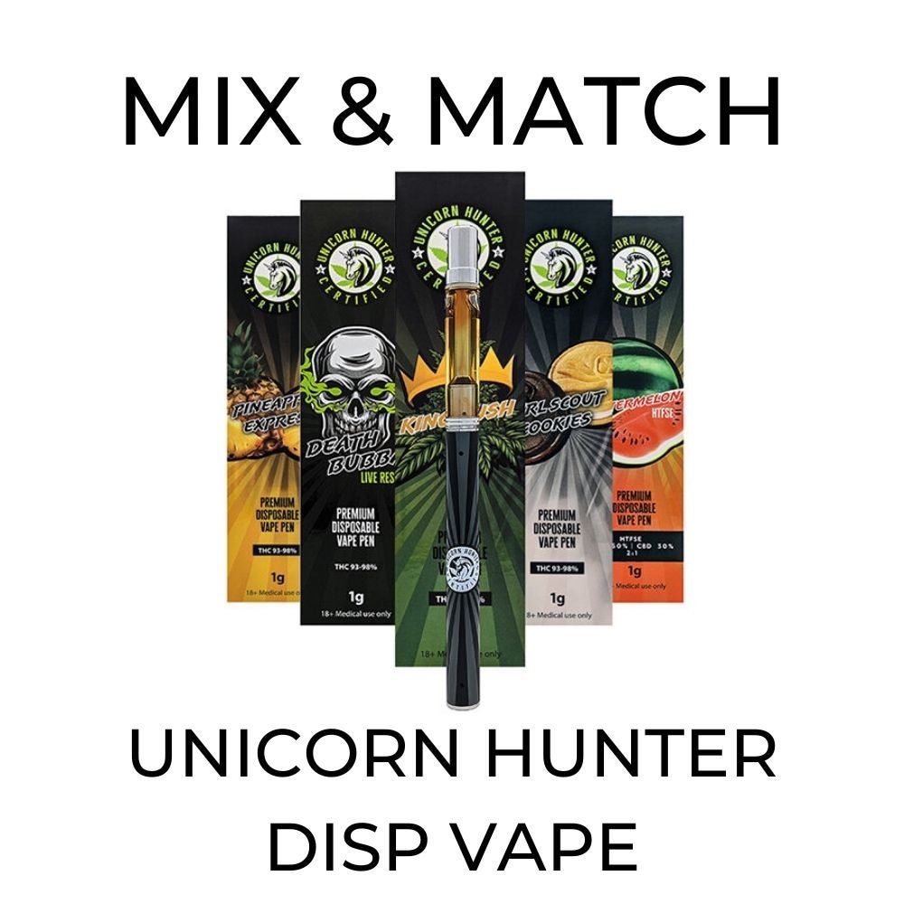 5-Pack Unicorn Hunter Disposable Vape Pens - Mix and Match