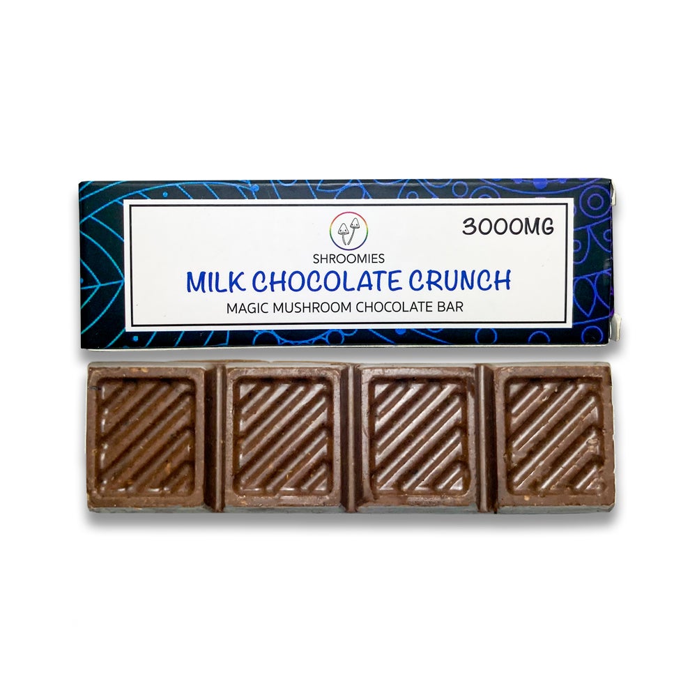 Shroomies - Milk Chocolate Crunch Chocolate Bar (3000mg)