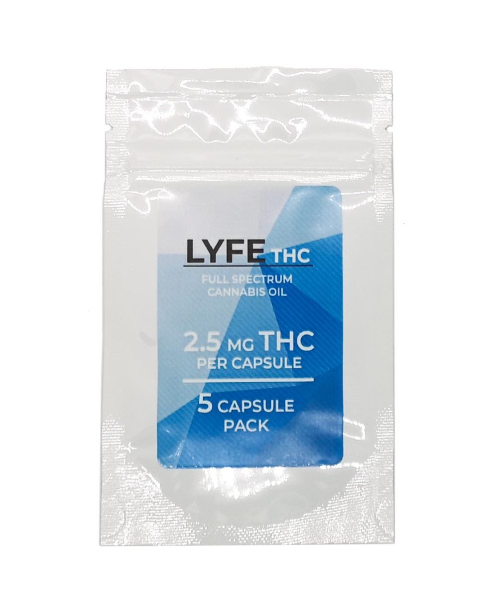 2.5mg THC Capsules - LYFE