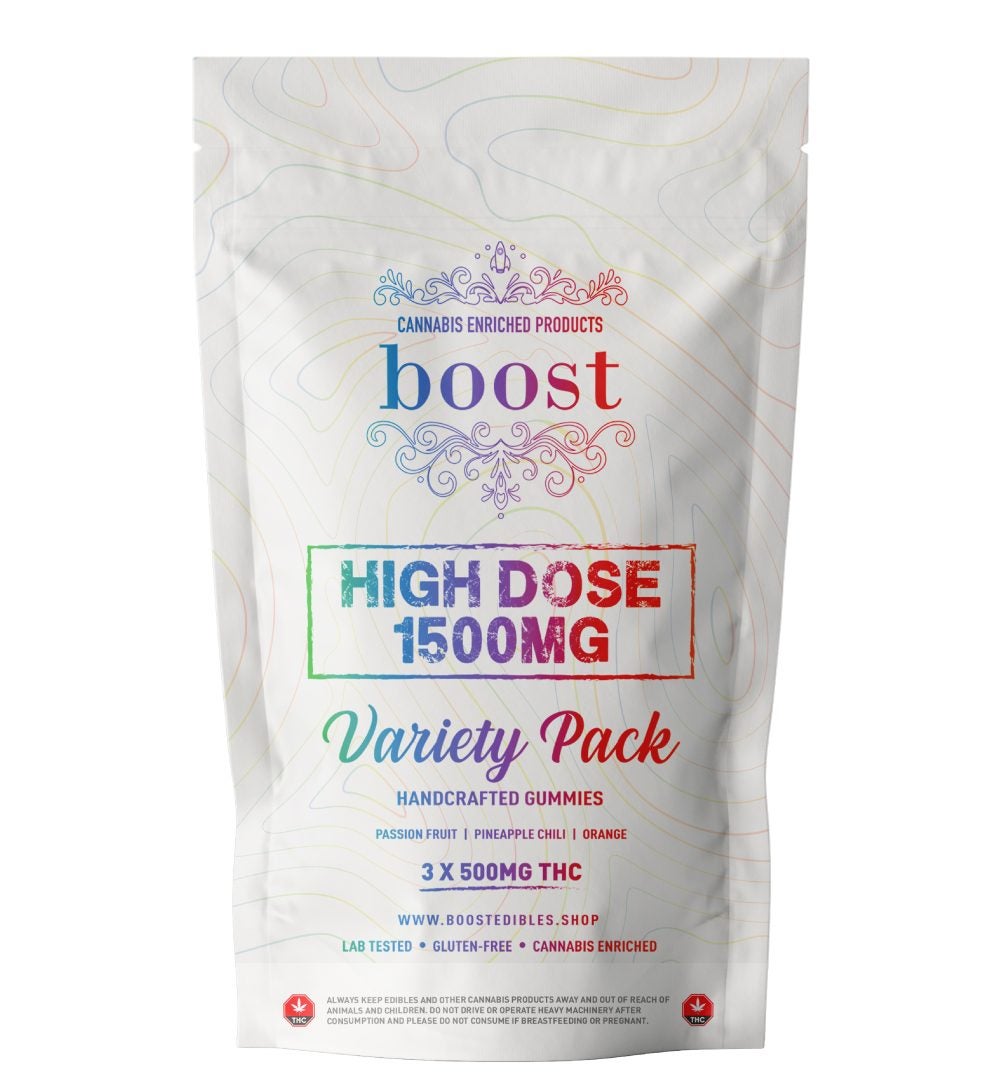 Boost THC High Dose – Variety Pack
