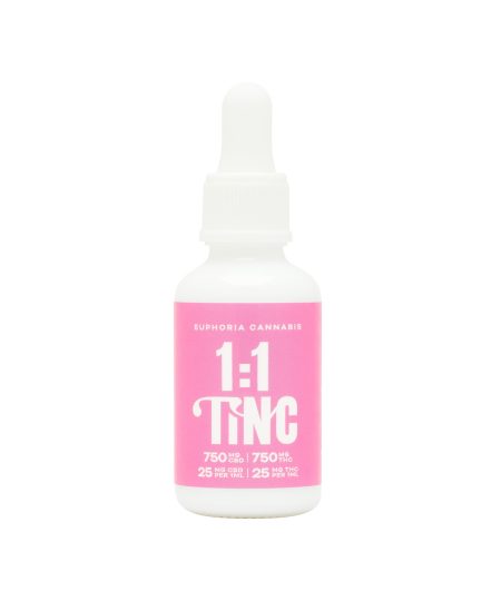 Euphoria Cannabis - 1:1 1500mg (750mg THC+750mg CBD) Tincture