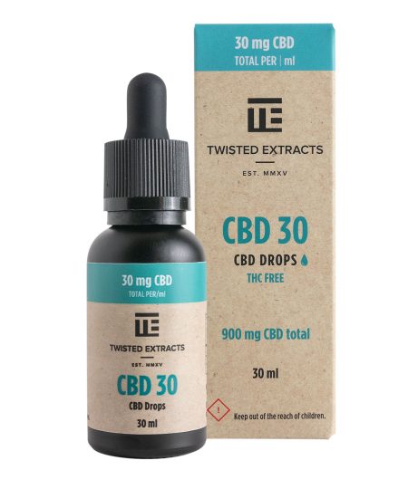 Twisted Extracts - CBD 30 Oil Drops (900mg CBD)