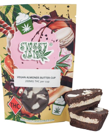 Sweet Jane - THC Vegan Almond Butter Cup  200mg THC