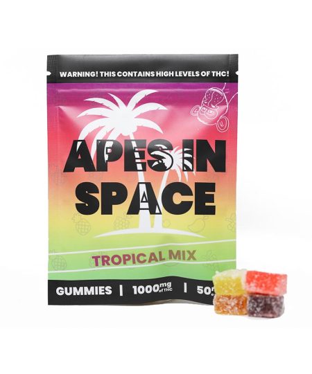 Apes In Space Gummies - Tropical Mix 1000mg THC