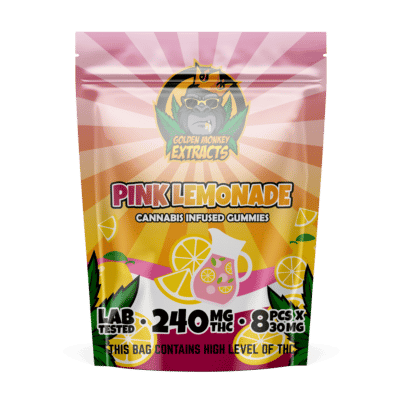 Golden Monkey Extracts – Pink Lemonade 240mg THC