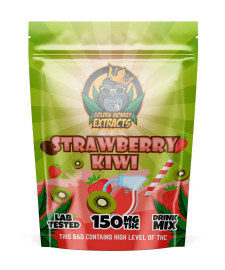 Golden Monkey Extracts: Drink Mix | Strawberry Kiwi 150mg THC