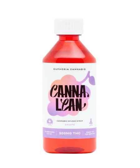 Euphoria CannaLean - Grape Syrup 300MG THC