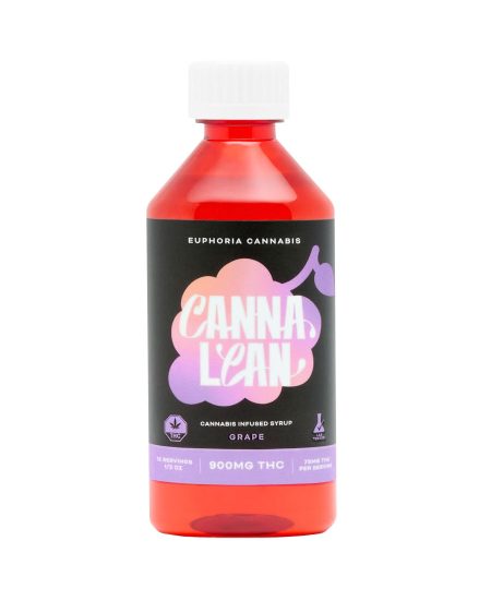 Euphoria CannaLean - Grape Syrup 900MG THC