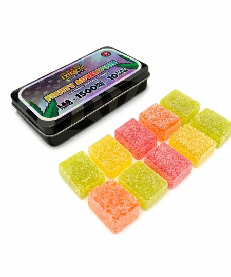 Golden Monkey Extracts – High Dose 1500mg THC Gummy – Fruity Adventure