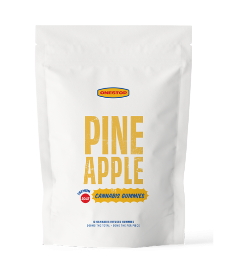 OneStop - Sour Pineapple THC Gummies 500mg