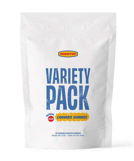 OneStop - Sour Variety Pack THC Gummies 500mg