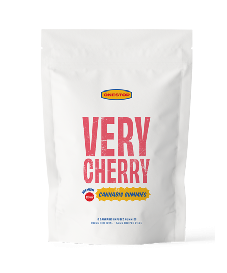 OneStop - Sour Very Cherry THC Gummies 500mg