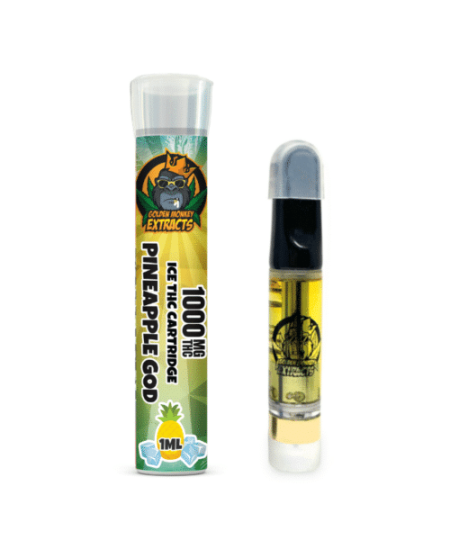 Golden Monkey Extracts ICED – Premium 1000MG THC Cartridge