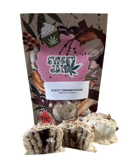 Sweet Jane - Sticky Cinnamon Buns 200mg THC