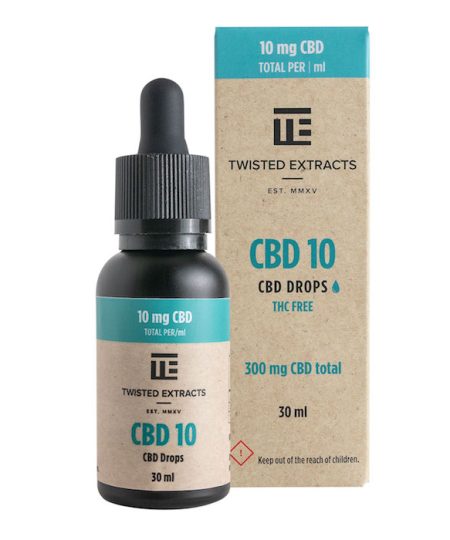 Twisted Extracts - CBD 10 Oil Drops (300mg CBD)