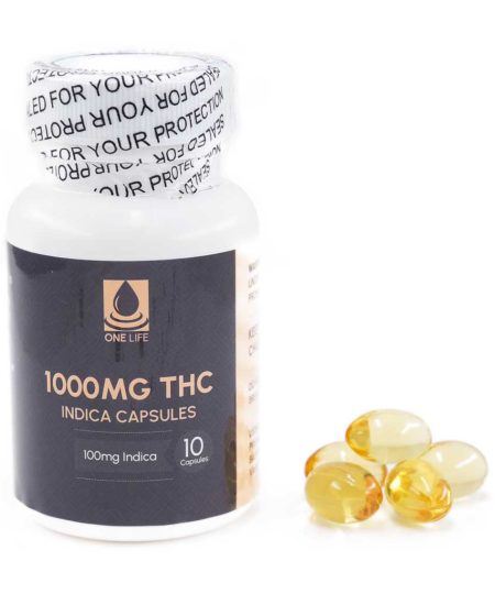 One Life Capsules - Indica 1000mg THC