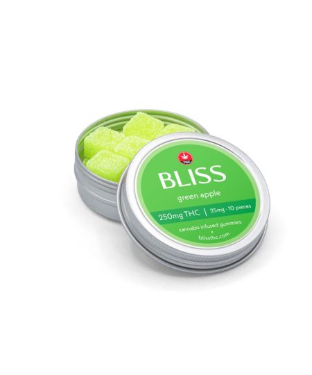 Bliss – Green Apple Gummies 250mg