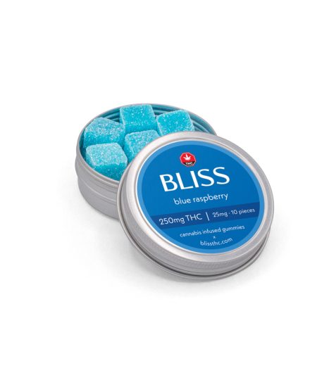 Bliss – Blue Raspberry Gummies 250mg