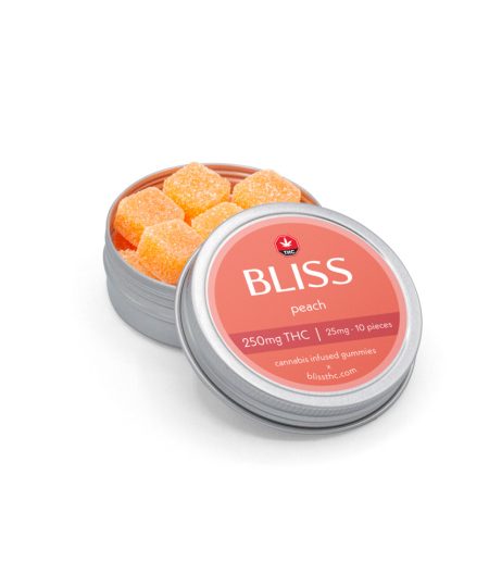 Bliss – Peach Gummies 250mg