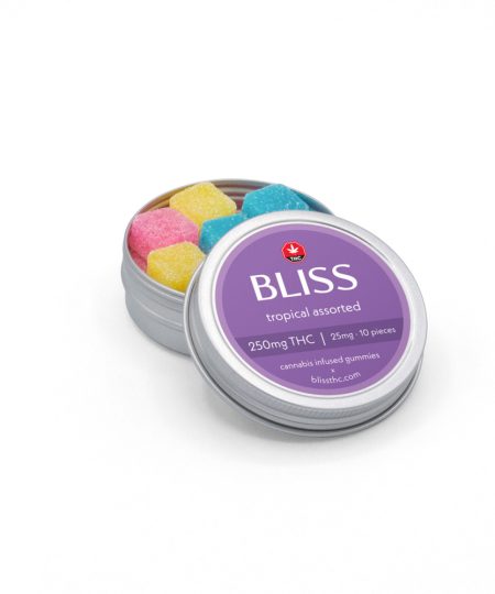 Bliss – Tropical Assorted Gummies 250mg