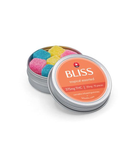 Bliss – Tropical Assorted Gummies 375mg