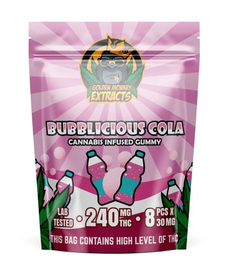 Golden Monkey Extracts – Bubbalicious Cola 240mg THC
