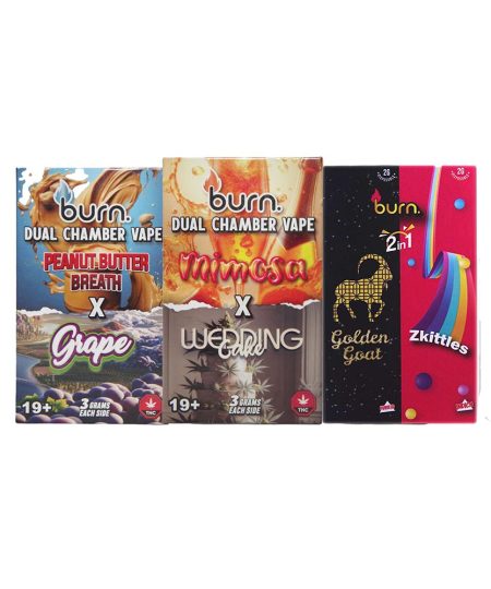 Burn - Dual Chamber Disposable Vapes (3+3)