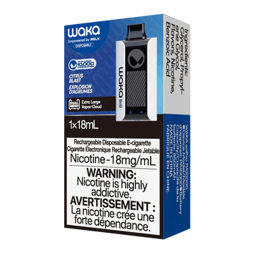 WAKA Nicotine Disposable Vape 18mL