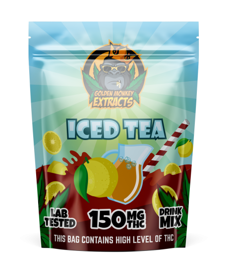 Golden Monkey Extracts: Drink Mix | Iced Tea 150mg THC