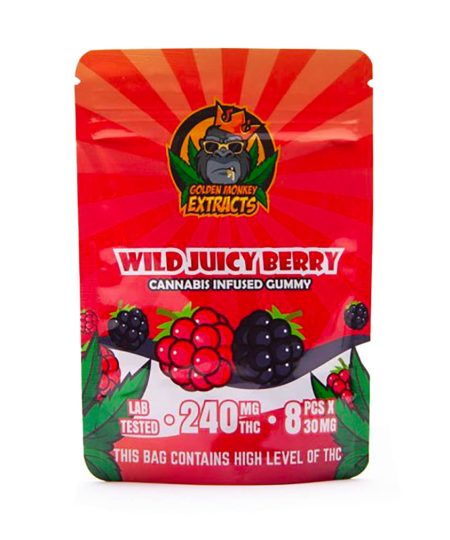 Golden Monkey Extracts – Wild Juicy Berry Gummies 240mg