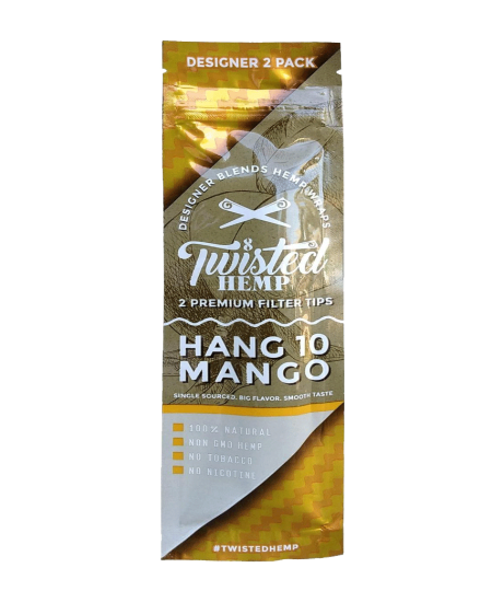 Twisted Hemp Wraps - Hang 10 Mango