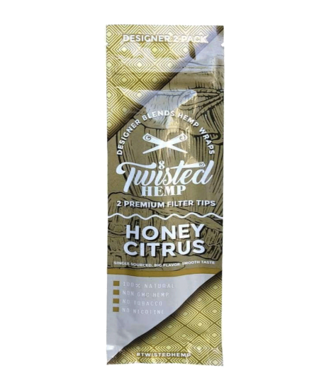 Twisted Hemp Wraps - Honey Citrus