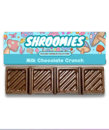 Shroomies – Milk Chocolate Crunch – 3000mg (4 x 750mg Doses)