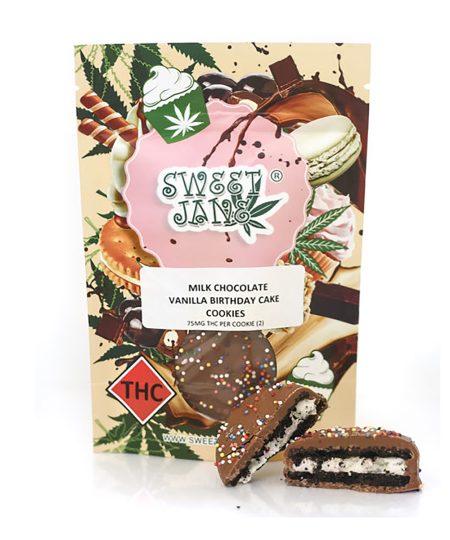 Sweet Jane - Milk Chocolate Vanilla Birthday Cake Cookies