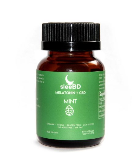 SleeBD Mint Capsules 600mg CBD