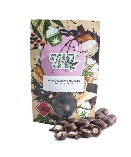 Sweet Jane - Milk Chocolate Almonds 150mg THC