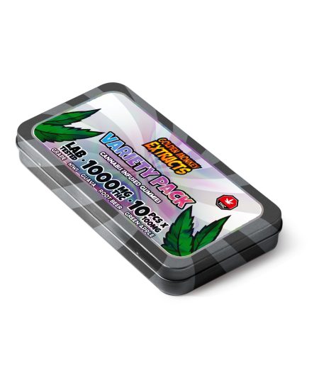 Golden Monkey Extracts – High Dose 1000mg THC Gummy – Variety Pack