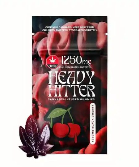 Heavy Hitter Gummy – Black Cherry 1250mg THC