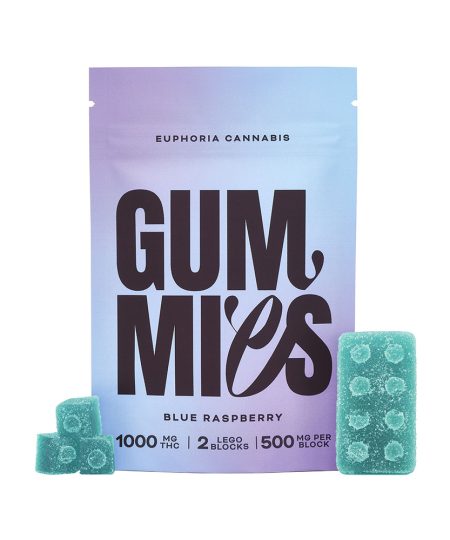 Euphoria Cannabis - Blue Raspberry 1000mg THC