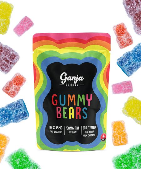 Ganja - Sour Gummy Bears 150mg THC
