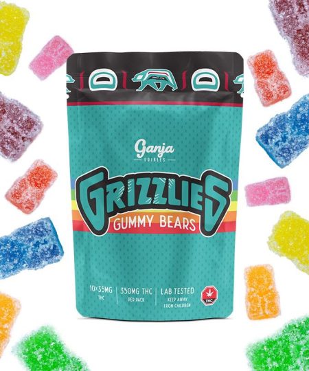 Ganja - Sour Grizzlies 350mg THC