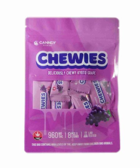 Canndy Edibles – Kyoto Grape Chewies 960mg THC